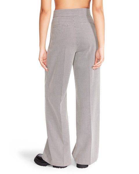 ISABELLA PLAID PANT BLACK