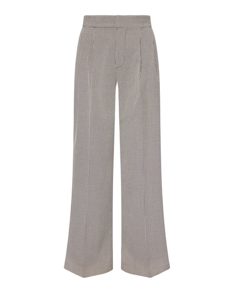 ISABELLA PLAID PANT BLACK