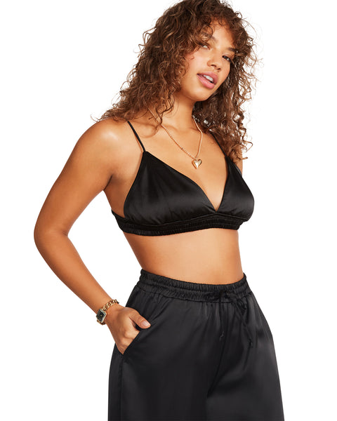 PEPPER BRA TOP BLACK