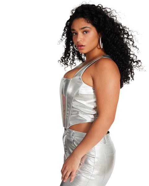KIMMIE CORSET SILVER