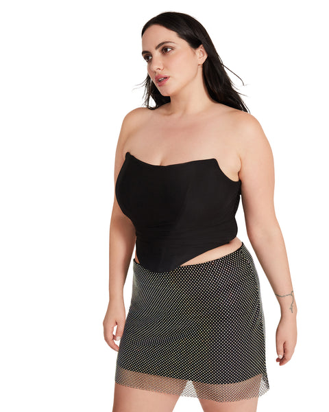 DAHLIA TOP BLACK