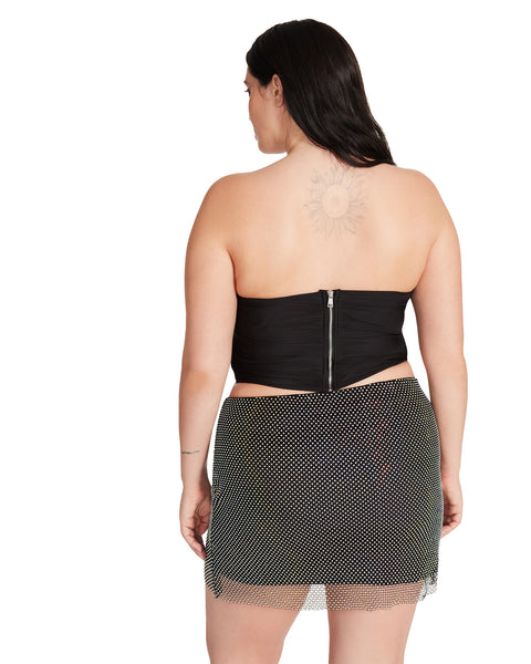 DAHLIA TOP BLACK