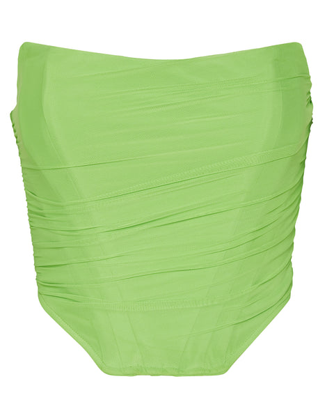 DAHLIA TOP NEON GREEN