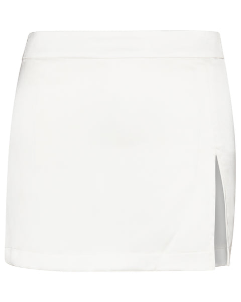 CAMERON SKIRT WHITE SATIN