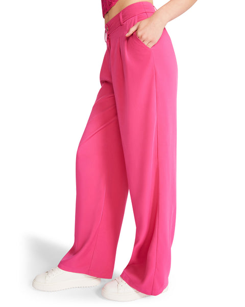 PLEATED TROUSERS FUCHSIA